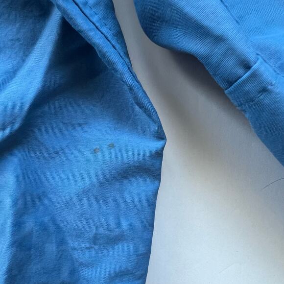 North Face Blue Button Up Nylon Shirt Utility Gorpcore Button Up Lightweight L - Picture 7 of 12